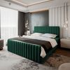 Masseno Boxbett ARION 180x200 cm mit Bonell Matratze und Topper, Doppelbett, Polsterbett mit Kopfteil, Boxspringbett Bild 2
