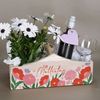 Herz & Heim Geschenkbox Pflanzkorb für Mama zu Muttertag - Geschenkkorb für Muttertagsgeschenk, aus Holz, mit Aufdruck Bild 4