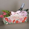 Herz & Heim Geschenkbox Pflanzkorb für Mama zu Muttertag - Geschenkkorb für Muttertagsgeschenk, aus Holz, mit Aufdruck Bild 2