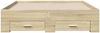 vidaXL Bettgestell mit Schubladen Sonoma-Eiche 135x190cm Holzwerkstoff 3280407 Bild 5