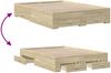 vidaXL Bettgestell mit Schubladen Sonoma-Eiche 135x190cm Holzwerkstoff 3280407 Bild 4