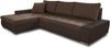 Ecksofa mit Schlaffunktion Faris - Couch mit Bettkasten, Big Sofa, Sofagarnitur, Couchgarniitur, Polsterecke (Braun + Braun (Madryt 128 + Inari 24), Ecksofa Links) Bild 2