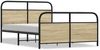 vidaXL Bettgestell ohne Matratze 120x190 cm Sonoma-Eiche Holzwerkstoff 4100273 Bild 2