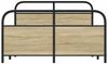 vidaXL Bettgestell ohne Matratze 120x190 cm Sonoma-Eiche Holzwerkstoff 4100273 Bild 4