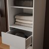 Kleiderschrank Elmo Weiß 50 x 200 cm Vicco Bild 4