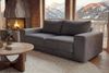riess-ambiente 3-Sitzer LOFT 210cm grau - Vogue Velours Samt, Taschenfederkern, Rundumbezug, Einzelartikel 1 Teile, Moderne Couch - ideal für Wohn- und Schlafzimmer oder Loft-Wohnungen Bild 3