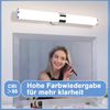 Nettlife LED Spiegelleuchte Bad Spiegellampe Badleuchte Chrom Wandlampe, LED fest integriert, Neutralweiß, Keller Küche Bild 4
