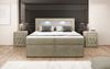 Boxspringbett Amelie mit LED und Stauraum 200x200 Beige H4 (100kg+) Bild 3