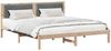 vidaXL Bettrahmen Dunkelgrau 180 x 200 cm Massives Kiefernholz 878100 Bild 3