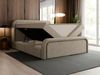 Compleo Boxspringbett Kontinentalbett mit Bonell-Federkern, rundes Kopfteil (Topper als Option, Stoff: PUENTE oder QUELLE), Designerbett, Japandi und Modern Schlafzimmer, Jugendzimmer Bild 4