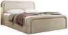 Compleo Boxspringbett Kontinentalbett mit Bonell-Federkern, rundes Kopfteil (Topper als Option, Stoff: PUENTE oder QUELLE), Designerbett, Japandi und Modern Schlafzimmer, Jugendzimmer Bild 2