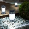 6x LED Solar Wegeleuchte, Edelstahl, Erdspieß, Höhe 23,5cm Bild 3