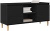 vidaXL TV-Schränk Schwarz Eichen-Optik 102 x 35 x 50 cm Holzwerkstoff 862584 Bild 3