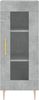 vidaXL Sideboard Betongrau 34,5x34x90 cm Holzwerkstoff 828784 Bild 5