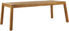 Beliani 'LIVORNO' Tisch mit Bank, Akazienholz Heller Holzfarbton, 225x105x77 cm Bild 4