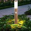 LED Stehleuchte, Bewegungsmelder, IP44, Holzoptik, H 110cm Bild 2