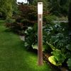 LED Stehleuchte, Bewegungsmelder, IP44, Holzoptik, H 110cm Bild 4