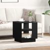 vidaXL Couchtisch Schwarz Eichen-Optik 40 x 40 x 43 cm Holzwerkstoff 862715 Bild 4
