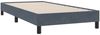 vidaXL Boxspringbett mit Matratze Dunkelgrau 80x210 cm Samt 3318262 Bild 5