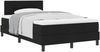 vidaXL Boxspringbett mit Kopfteil Schwarz 120 x 200 cm Stoff 3338680 Bild 2