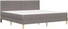 vidaXL Bettrahmen Taupe 180 x 200 cm Polyester 3414972 Bild 3