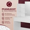 CASARIA® Schminktisch Lucia mit Spiegel Hocker Schublade 110x40x140cm Weiß Bild 5