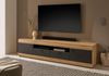 Home affaire Lowboard Soleto, moderner TV-Schrank, Kommode, TV-Unterschrank, zeitlos, schwarze Griffe aus Metall, ausreichend Stauraum Bild 2
