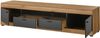 Home affaire Lowboard Soleto, moderner TV-Schrank, Kommode, TV-Unterschrank, zeitlos, schwarze Griffe aus Metall, ausreichend Stauraum Bild 4