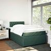 vidaXL Boxspringbett mit Matratze Dunkelgrün 120x190 cm Samt 3289995 Bild 5
