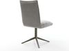 Drehstuhl Lelio-Flex Strukturstoff Soft Grau Fußkreuz Effektfinish Titan 360° drehbar Wippfunktion Taschenfederkern Bild 5