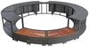Whirlpool Umrandung Poolumrandung Poolverkleidung Rattan Rahmen Anthrazit-Grau Bild 5