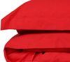 Satin-Doppelbettbezug-Set (DE), 'Elegant', Rot Bild 4