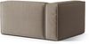 Micadoni Eckmodul Nuria 2-Sitzer Links Samt Warmes Grau Bild 3