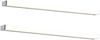 LED Badezimmer Wandleuchten 2er Set in Chrom - Spiegelleuchten, Breite 120cm Bild 2