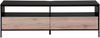 TV-Möbel heller Holzfarbton/schwarz SYDNEY Bild 4