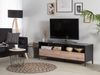 TV-Möbel heller Holzfarbton/schwarz SYDNEY Bild 3