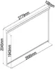 Vente-unique - VIADANA Terrassenüberdachung StoffPlastik Grau - B 10,8 cm x H 204,5 cm x L 269,5 cm Bild 4