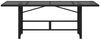 vidaXL Gartentisch mit Glasplatte Schwarz 190x80x75 cm Poly Rattan 365602 Bild 4