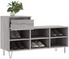 vidaXL Schuhregal Grau Sonoma 102x36x60 cm Holzwerkstoff 831370 Bild 4