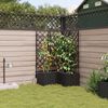 vidaXL Garten-Pflanzgefäß 3 Stk. Schwarz 80 x 80 x 142 cm PP 42002854 Bild 3