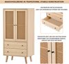 Esszimmer Wohnzimmer Sideboard Kommode Stehschrank Aufbewahrung Sideboard TV-Tisch mit Türen und Schubladen Sideboard mit großem Stauraum Breite 60 cm Bild 5