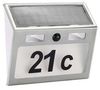 HI Hausnummer Solar LED-beleuchtet Silbern 435303 Bild 4
