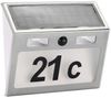 HI Hausnummer Solar LED-beleuchtet Silbern 435303 Bild 3