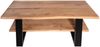 Couchtisch Baumkante 115 x 65 cm Akazie massiv + naturfarben schwarz PATRICK 76384629 Bild 3