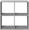 vidaXL Raumteiler-Bücherregal Grau Sonoma 69,5x29x69,5 cm 858008 Bild 5