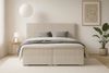 Deine Möbel 24 Boxspringbett LON IV Boxspring Komplettbett Polsterbett Bonellfederkernmatratzen (Cord Beige Creme Grau Dunkelgrau Graphit Schwarz, 3-St, Boxbett Cord Cord-Samt 140x200 160x200 180x200 200x200), inkl. Bettkasten Topper Matratzen H3 H4 Bild 3
