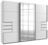 Wimex 'Saigon' Schwebetürenschrank, Faserplatte Weiß, 270x64x208 cm Bild 4