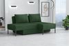 Sofa mit Schlaffunktion GORKA 3in1 – Bett, Liege & Sofa in Stoff Velo Grün Bild 2