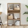 vidaXL Bücherregal Artisan-Eiche 66x31x112 cm Holzwerkstoff 860309 Bild 3