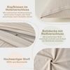 Blumtal Bettwäsche Musselin 100% Baumwolle im Set, Kopfkissenbezug & Deckenbezug, 2 teilig, Grau Bild 4